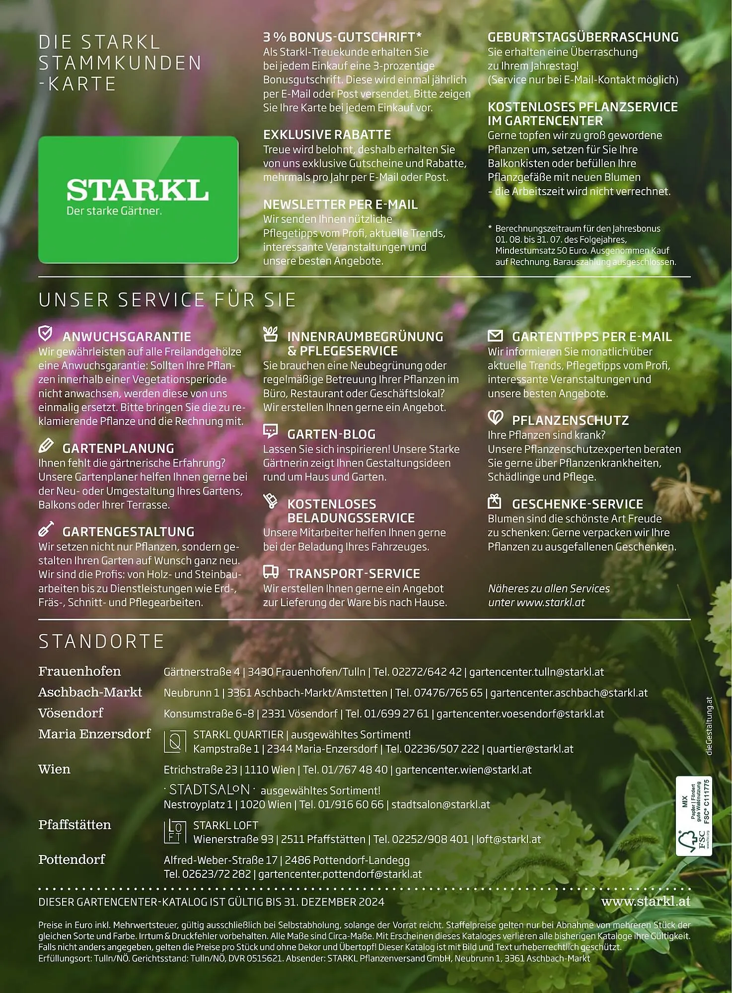 Starkl Flugblatt von 1. April bis 31. Dezember 2024 - Flugblätt seite  116