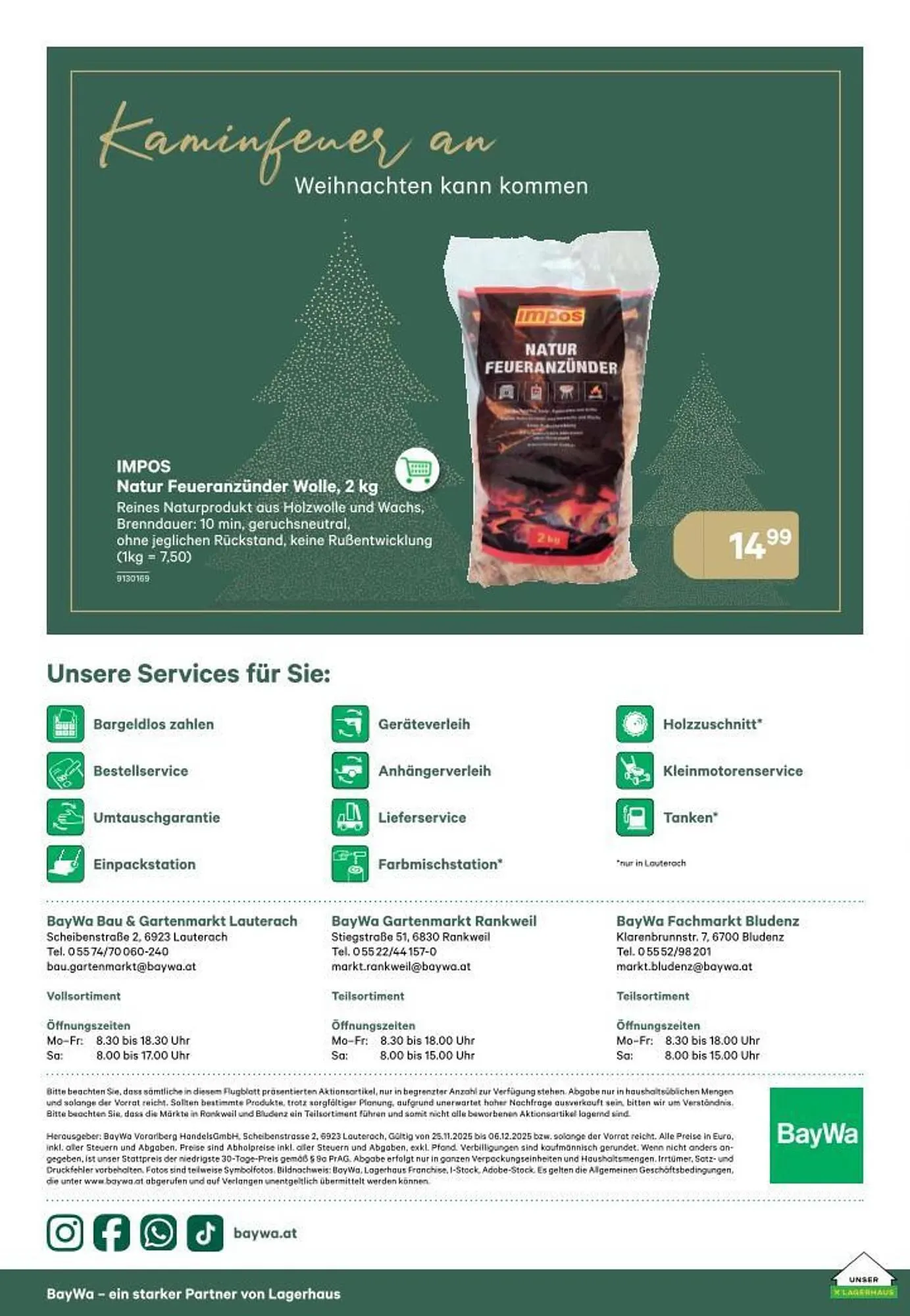 BayWa Prospekt von 25. November bis 6. Dezember 2025 - Flugblätt seite  20