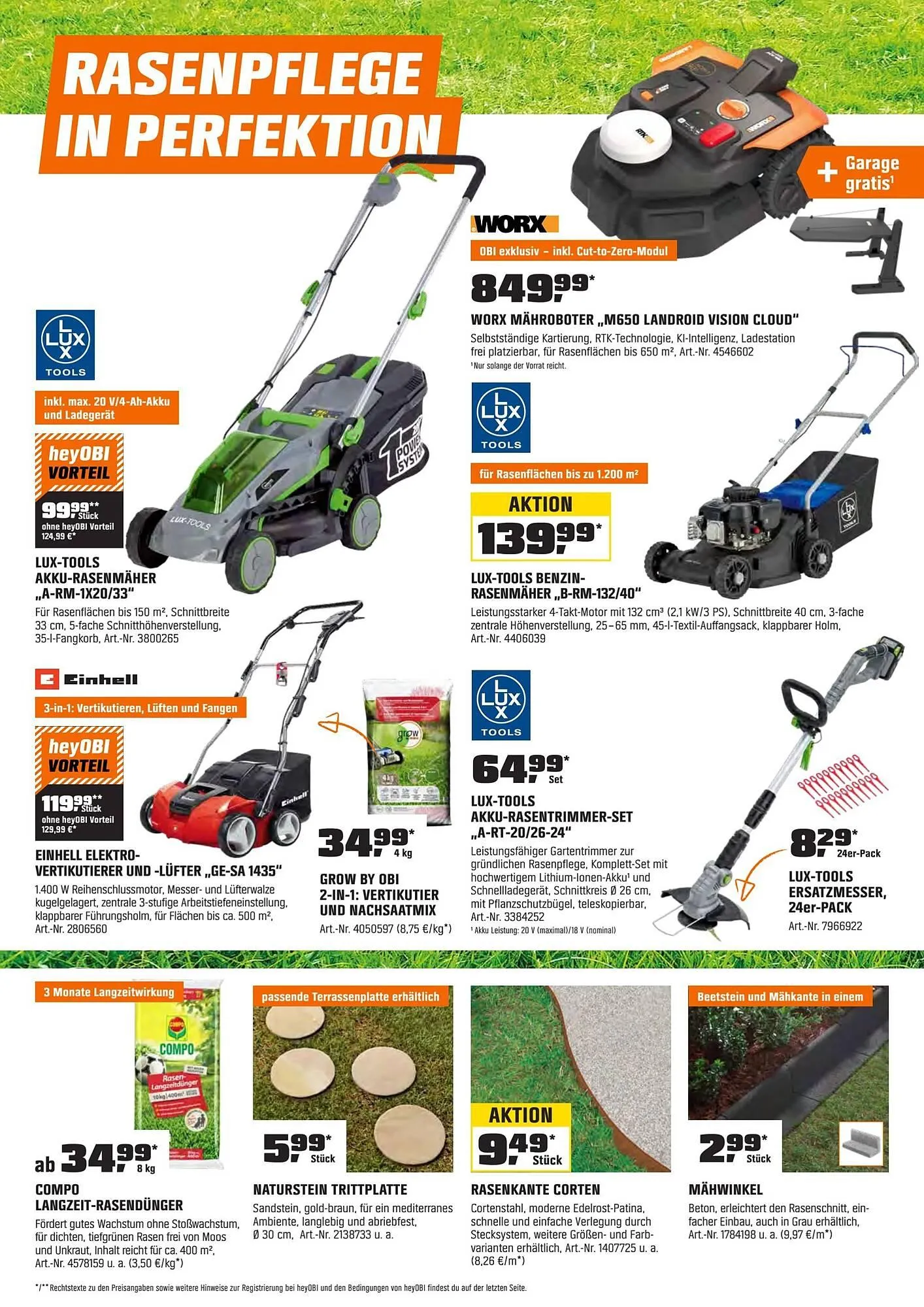 OBI Flugblatt von 1. April bis 30. April 2026 - Flugblätt seite  12