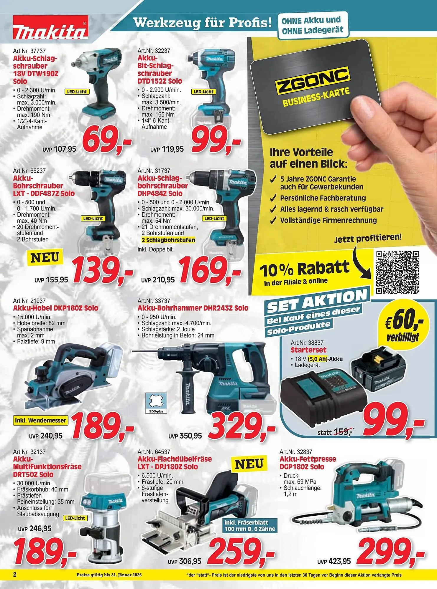 Zgonc Flugblatt von 15. Jänner bis 1. Februar 2026 - Flugblätt seite  2