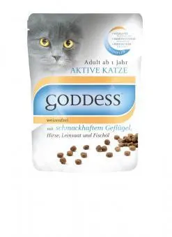 GODDESS Adult Aktive Katze 1,4kg Beutel mit Geflügel