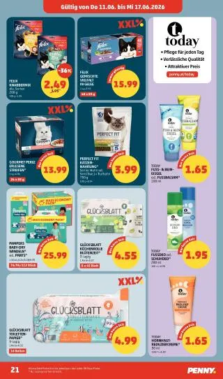 PENNY Flugblatt von 11. Juni bis 17. Juni 2026 - Flugblätt seite  21