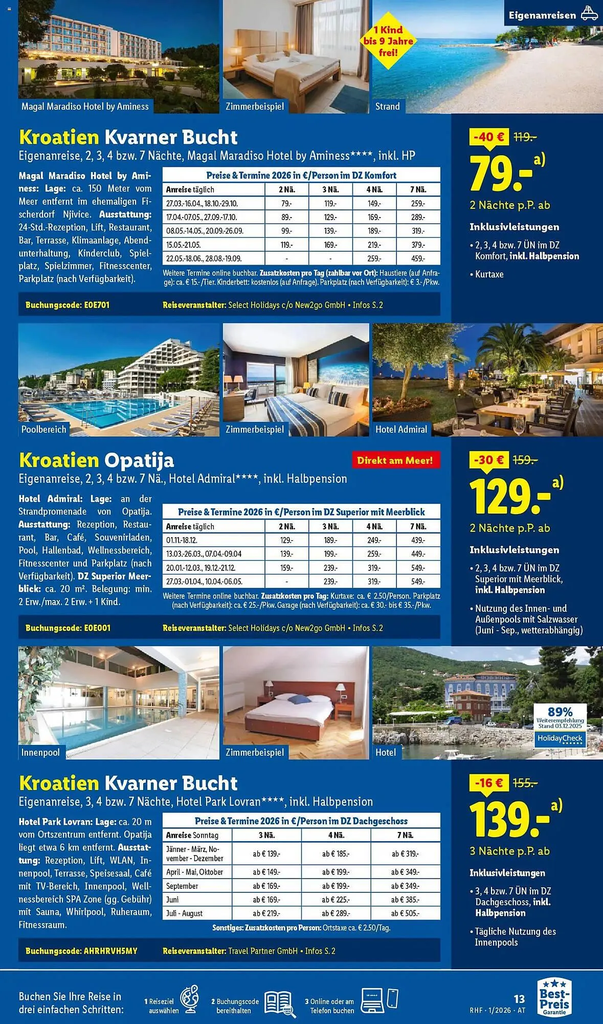 Lidl Flugblatt von 29. Dezember bis 31. Jänner 2026 - Flugblätt seite 13