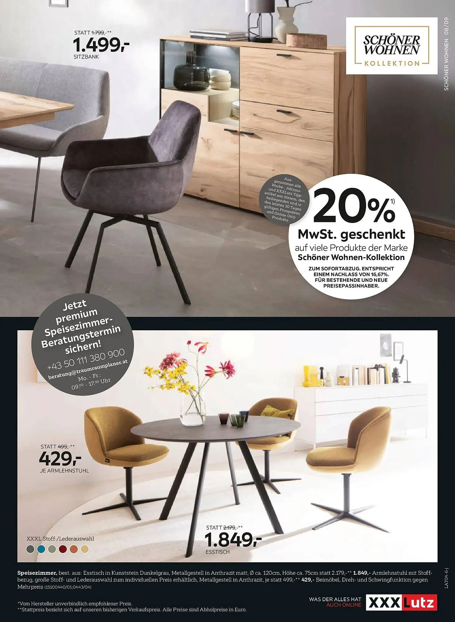 XXXLutz Prospekt von 7. April bis 21. April 2026 - Flugblätt seite 9