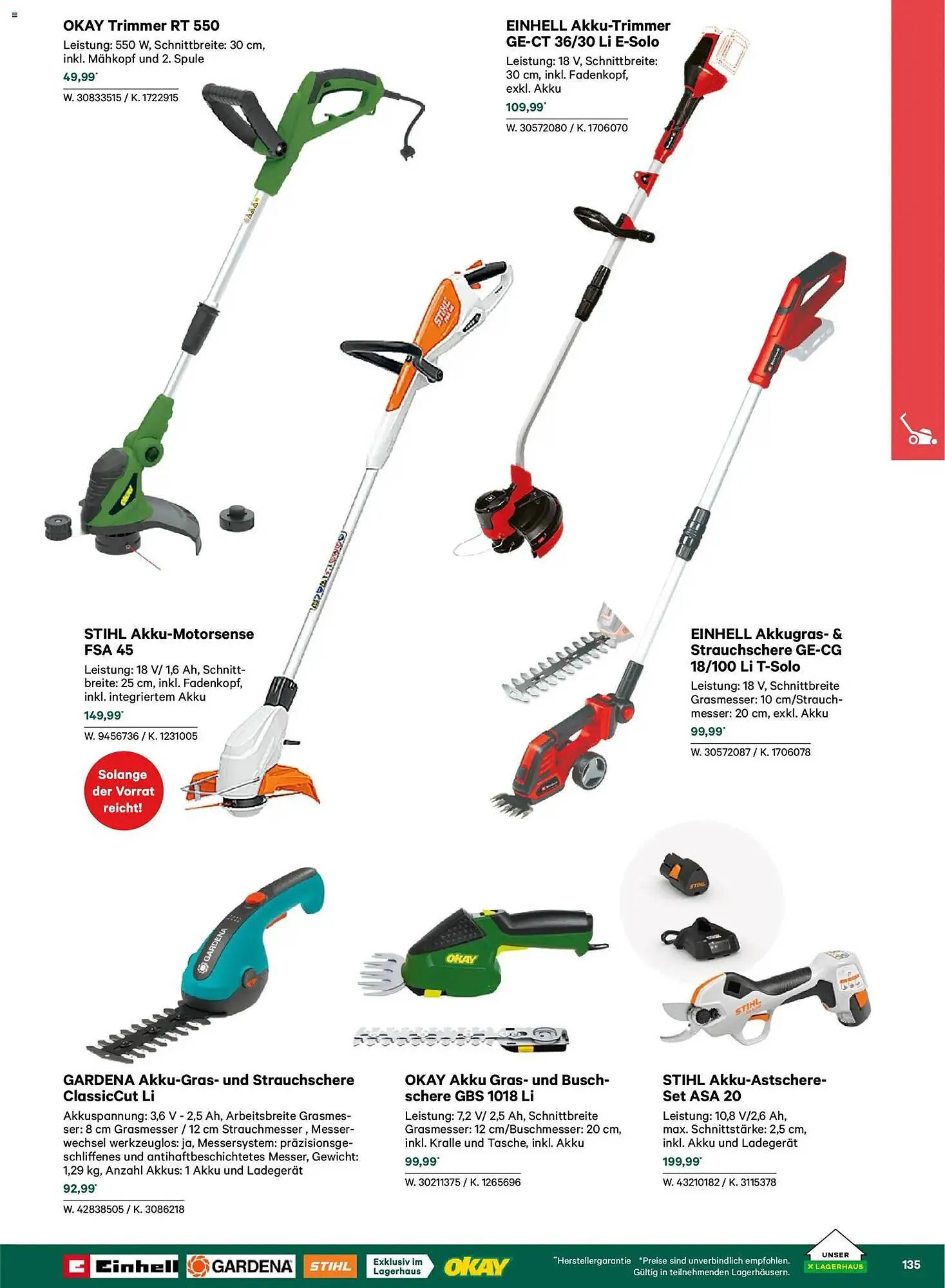 Lagerhaus Flugblatt von 22. Februar bis 31. Mai 2026 - Flugblätt seite 135