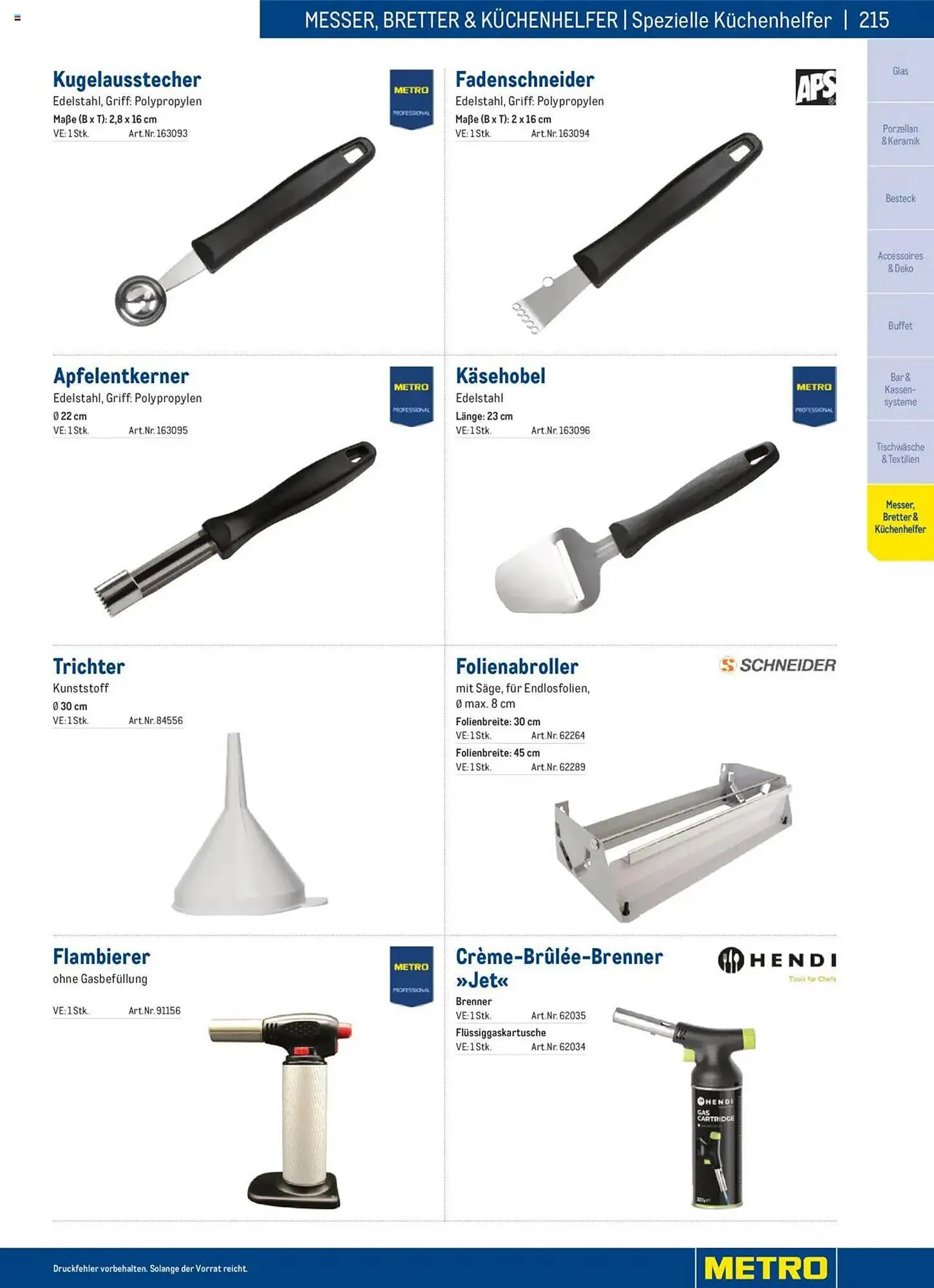 Metro Flugblatt von 2. Dezember bis 31. Dezember 2025 - Flugblätt seite 215