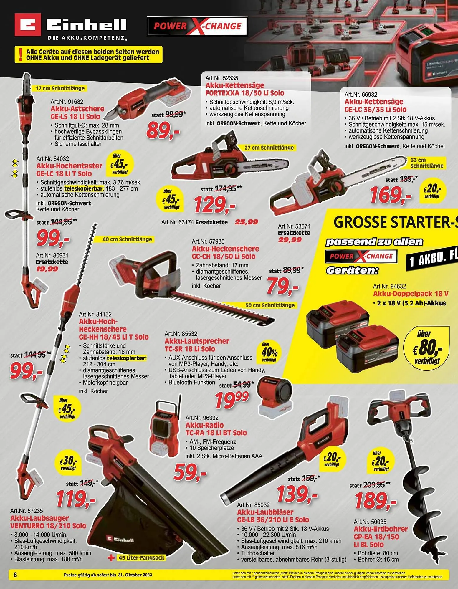 Zgonc Flugblatt von 15. Oktober bis 31. Oktober 2023 - Flugblätt seite 8