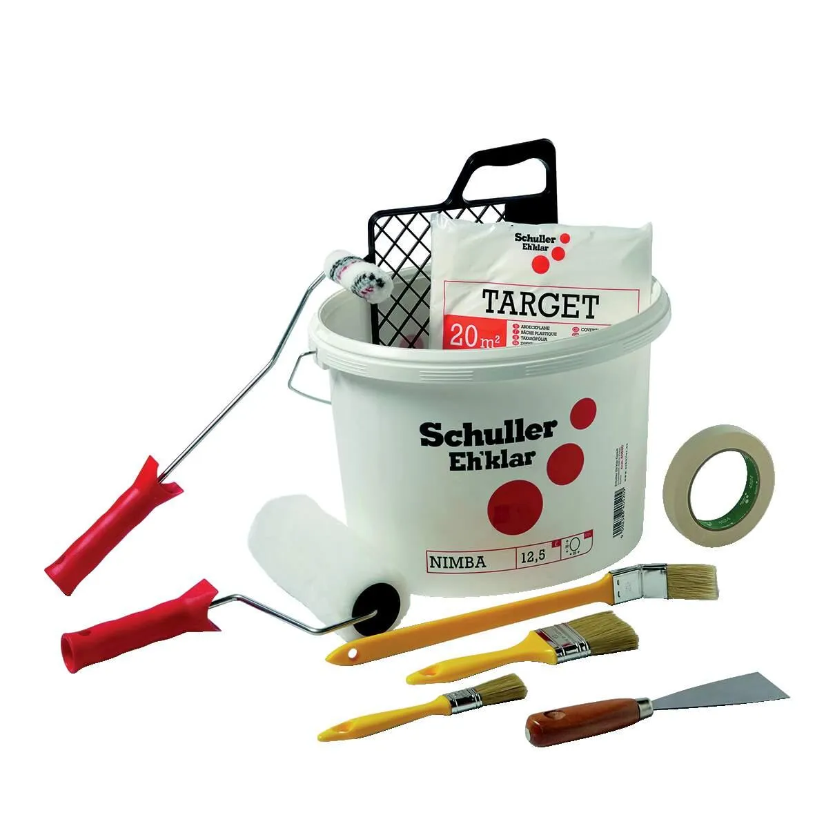 Malerset 10-tlg. Inkl. Eimer