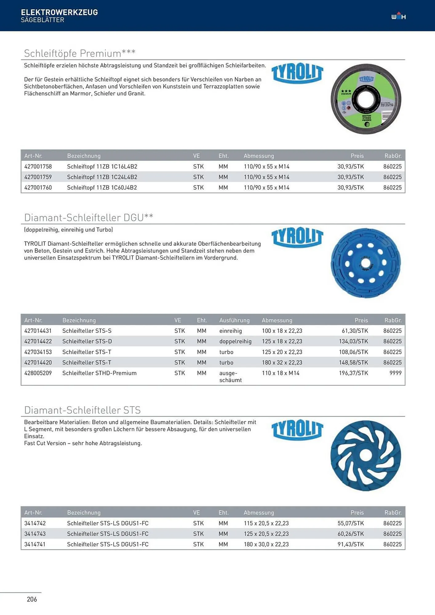 Würth Flugblatt von 22. Februar bis 31. Dezember 2024 - Flugblätt seite  206