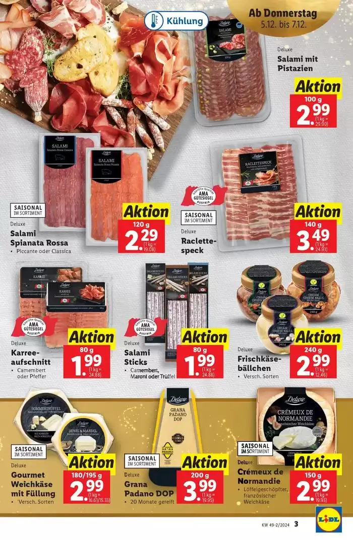 Aktuelle Flugblätter Ab Donnerstag, 5.12. von 5. Dezember bis 11. Dezember 2024 - Flugblätt seite  3