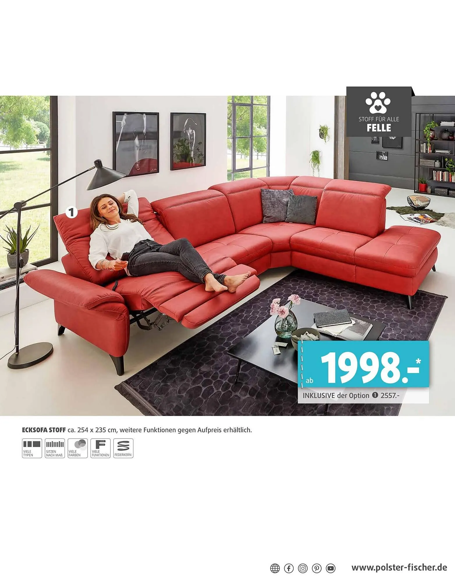 Polstermöbel Fischer Flugblatt von 15. Februar bis 17. März 2024 - Flugblätt seite 7