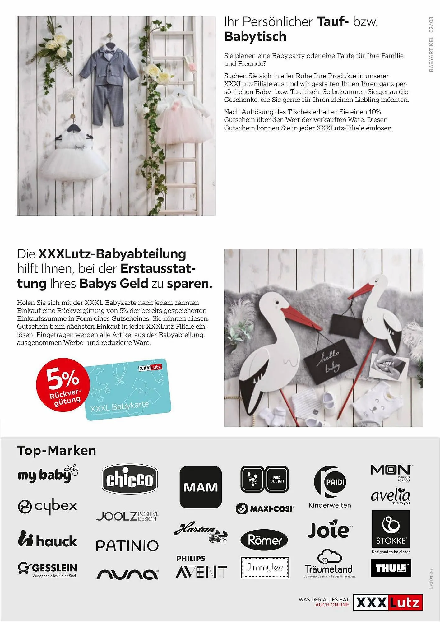 XXXLutz Flugblatt von 6. Juli bis 31. Dezember 2023 - Flugblätt seite  3