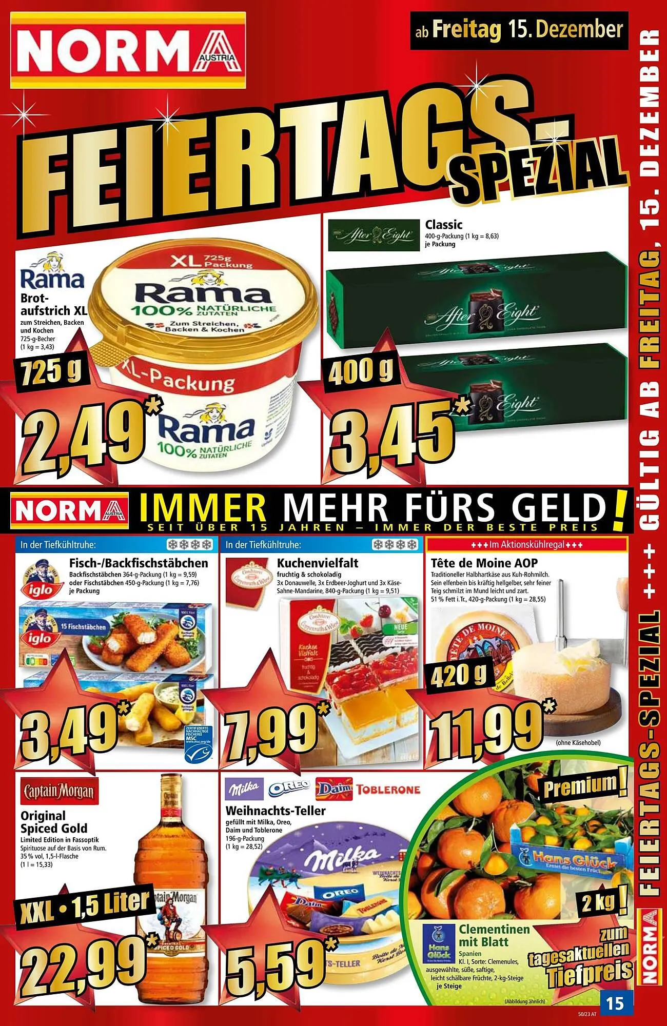 Norma Flugblatt von 11. Dezember bis 16. Dezember 2023 - Flugblätt seite  15