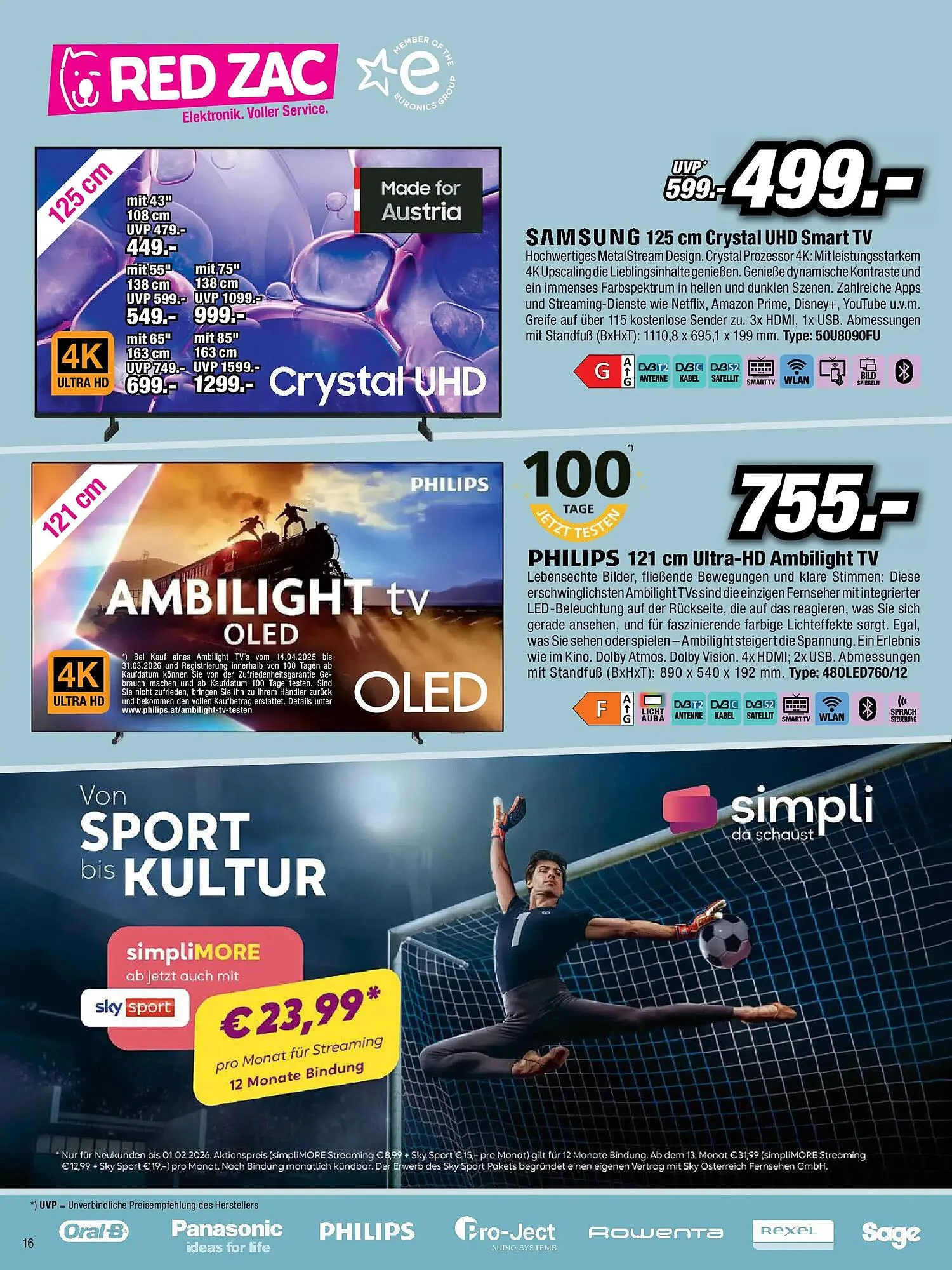 Red Zac Flugblatt von 26. Dezember bis 14. Jänner 2026 - Flugblätt seite  16