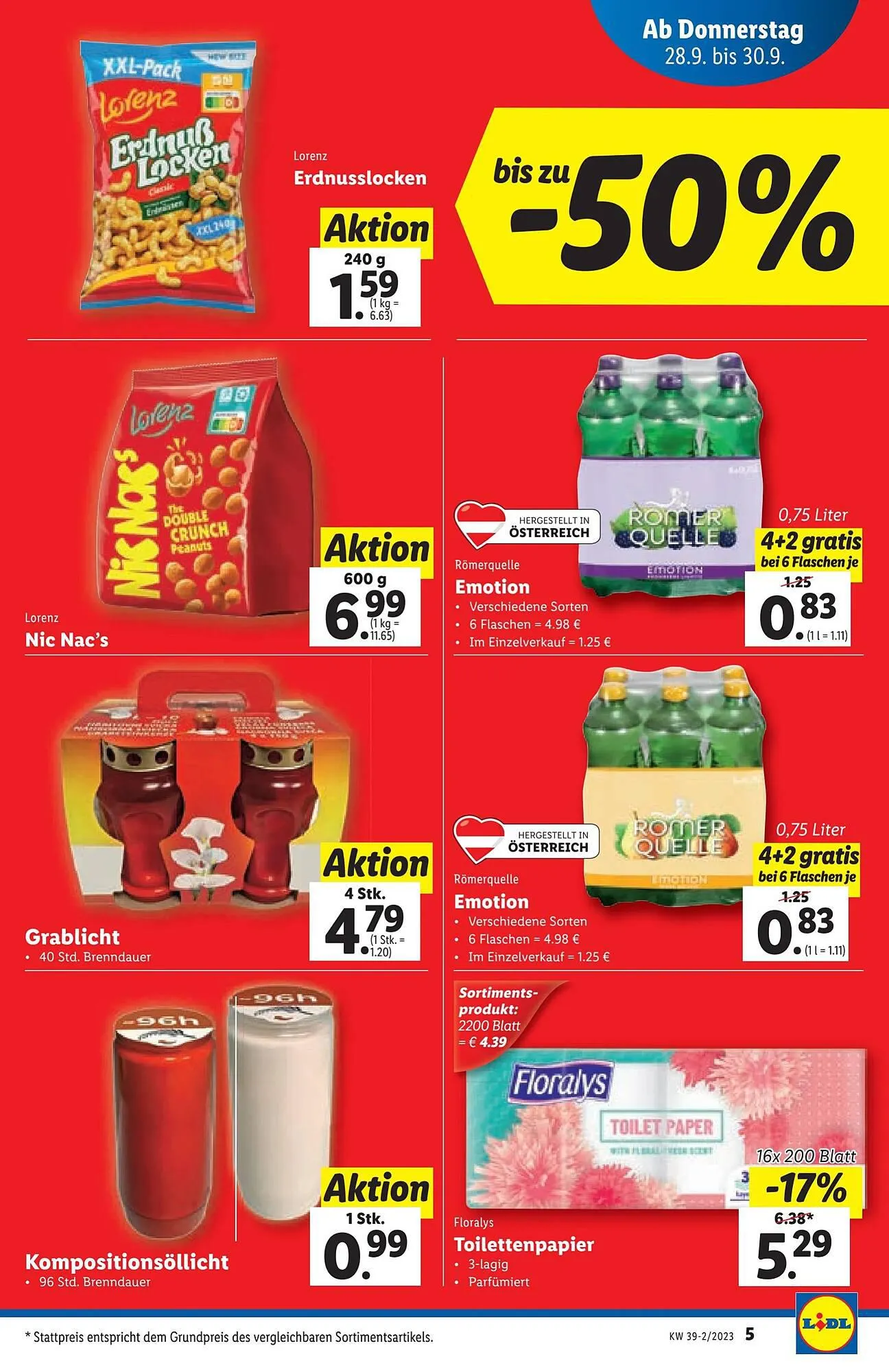Lidl Flugblatt von 27. September bis 4. Oktober 2023 - Flugblätt seite 5