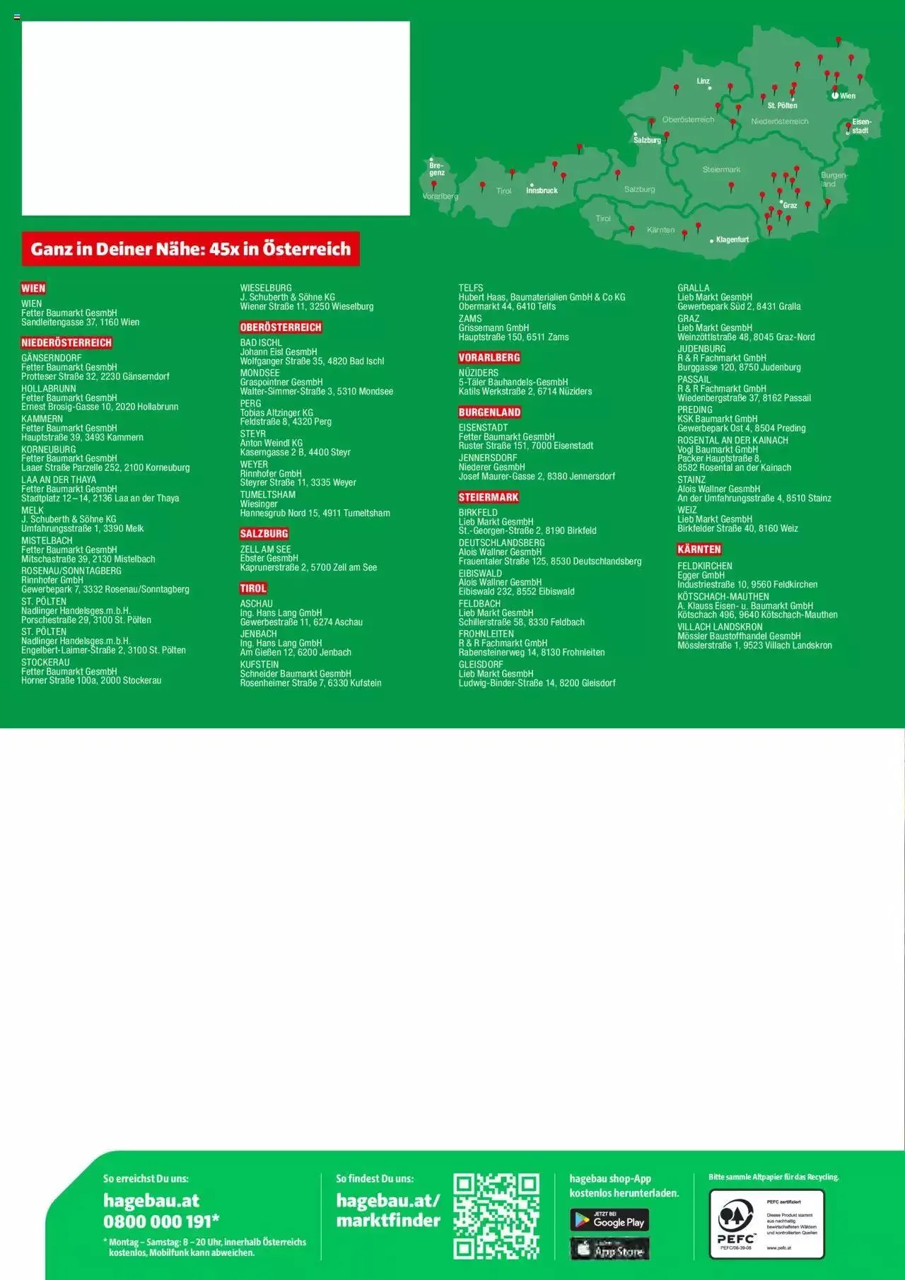Hagebau Gartenjahr 2023 von 7. März bis 31. Dezember 2023 - Flugblätt seite  308