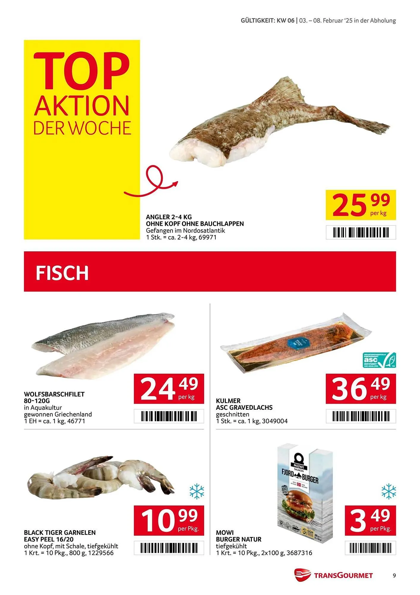 Transgourmet Flugblatt von 3. Februar bis 9. Februar 2025 - Flugblätt seite  8