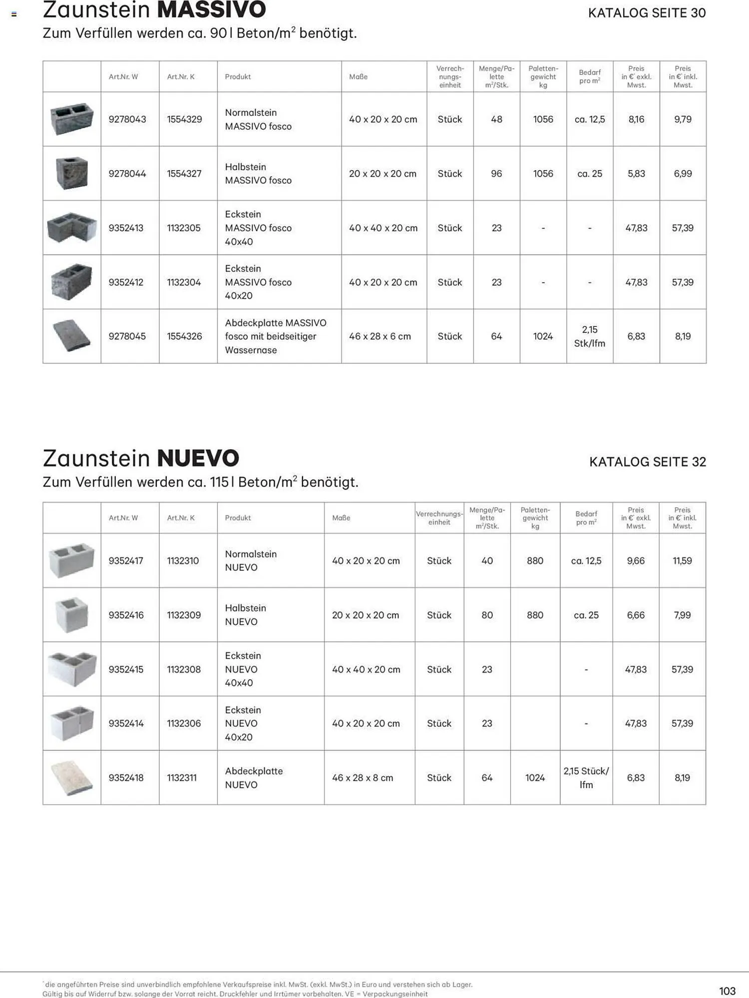 Lagerhaus Flugblatt von 2. März bis 31. Dezember 2023 - Flugblätt seite 103