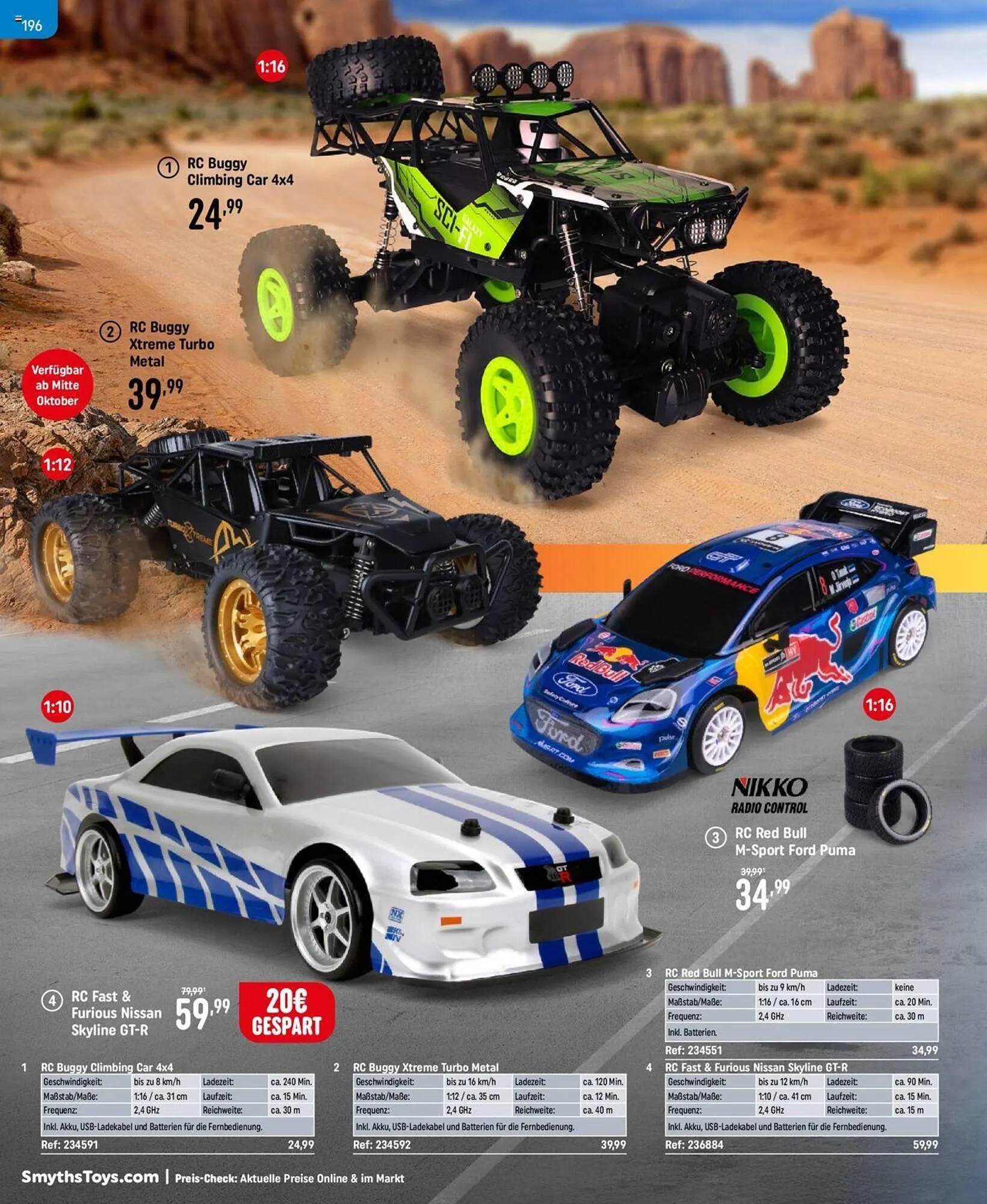 Smyths Toys Flugblatt von 25. September bis 13. Dezember 2024 - Flugblätt seite 196