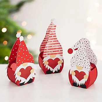 buttinette Bastel-Set Tischlaternen "Wichtel", 6 Tischlaternen – Vorlagen bereits vorgedruckt