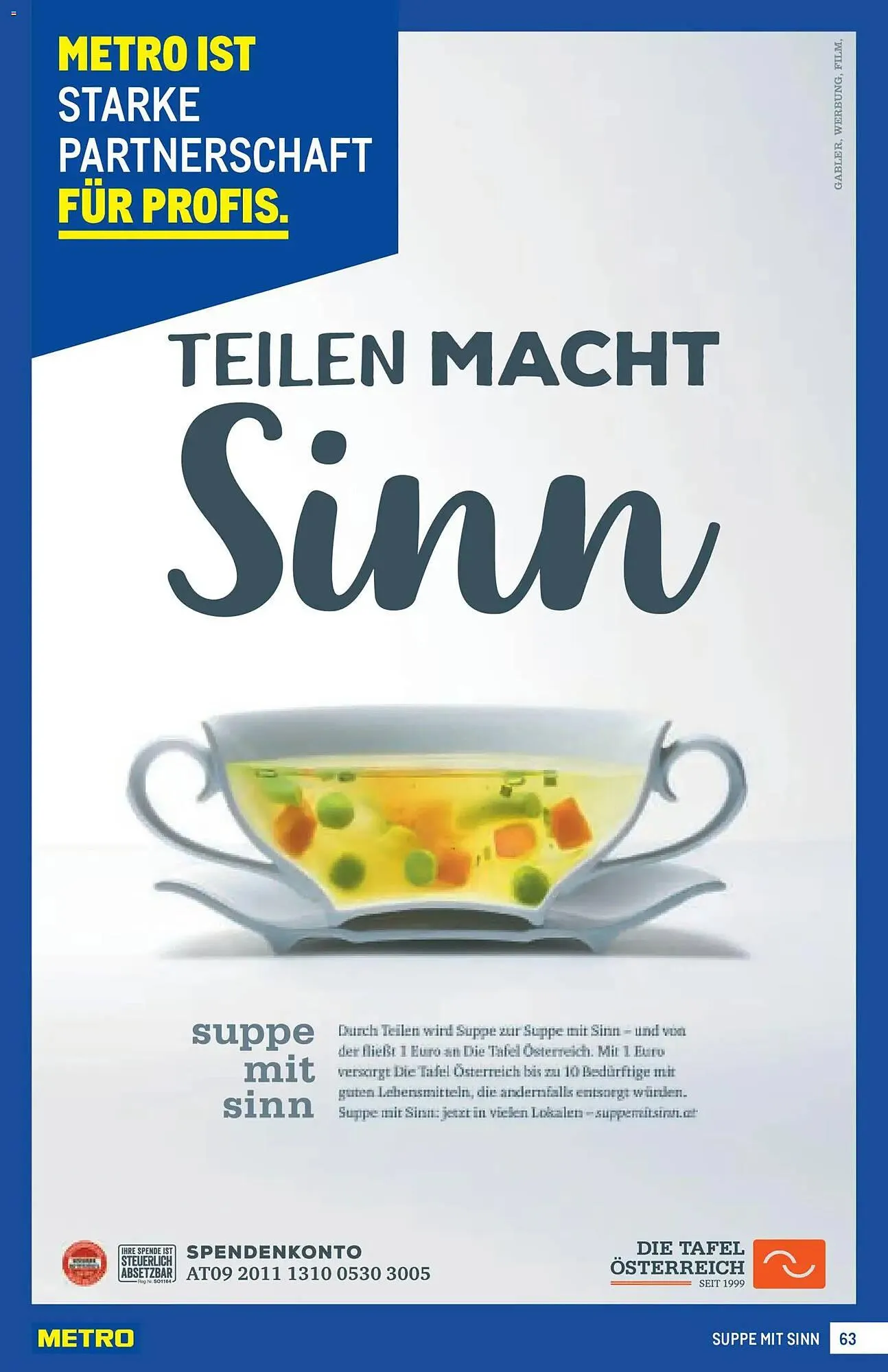 Metro Flugblatt von 27. November bis 10. Dezember 2025 - Flugblätt seite 63