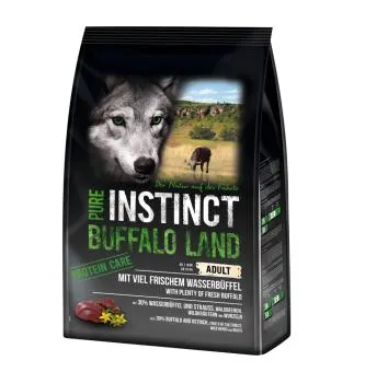 PURE INSTINCT BUFFALO LAND mit Wasserbüffel für Hunde 4 kg