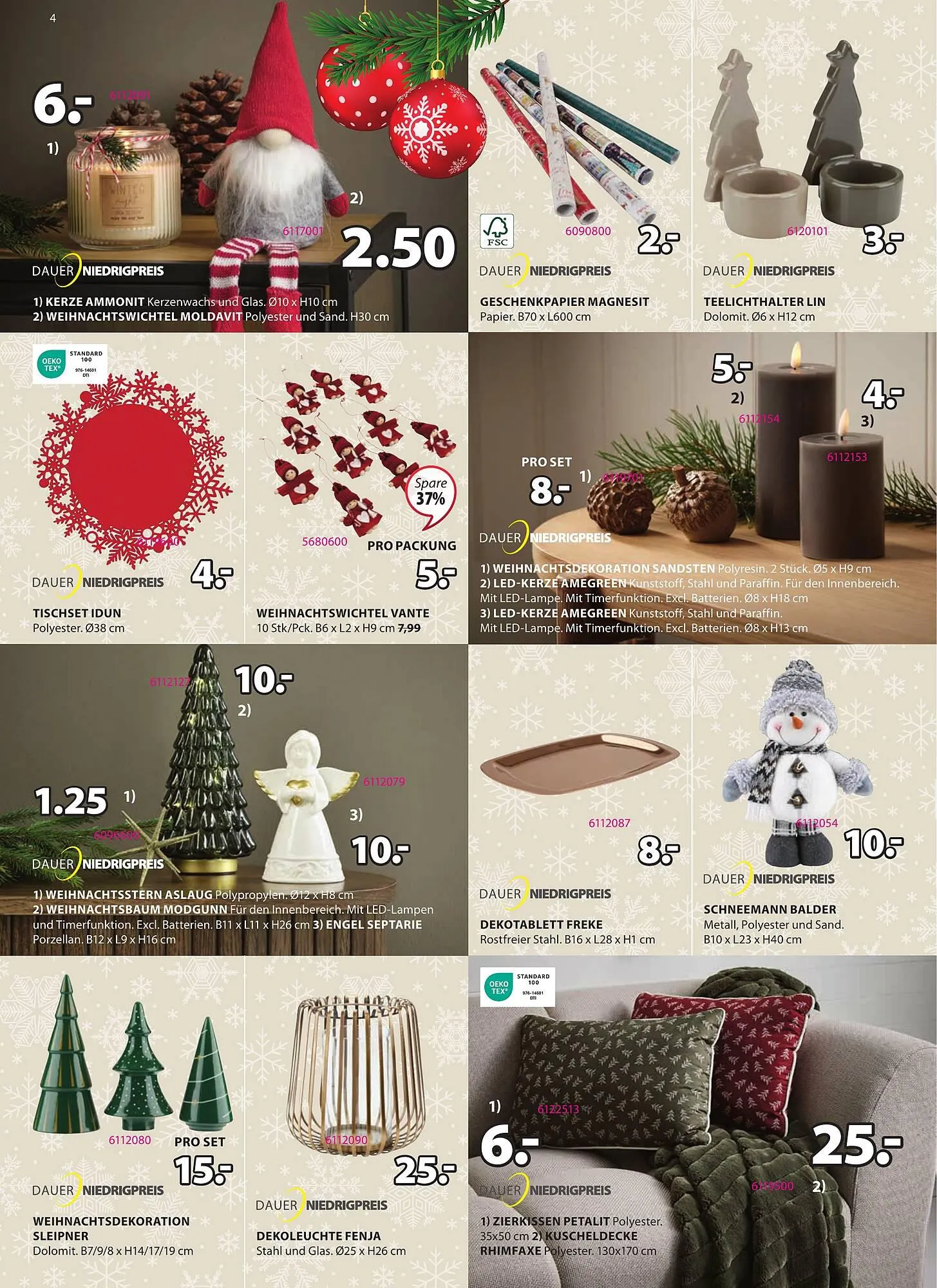 JYSK Flugblatt von 29. November bis 2. Jänner 2024 - Flugblätt seite 4