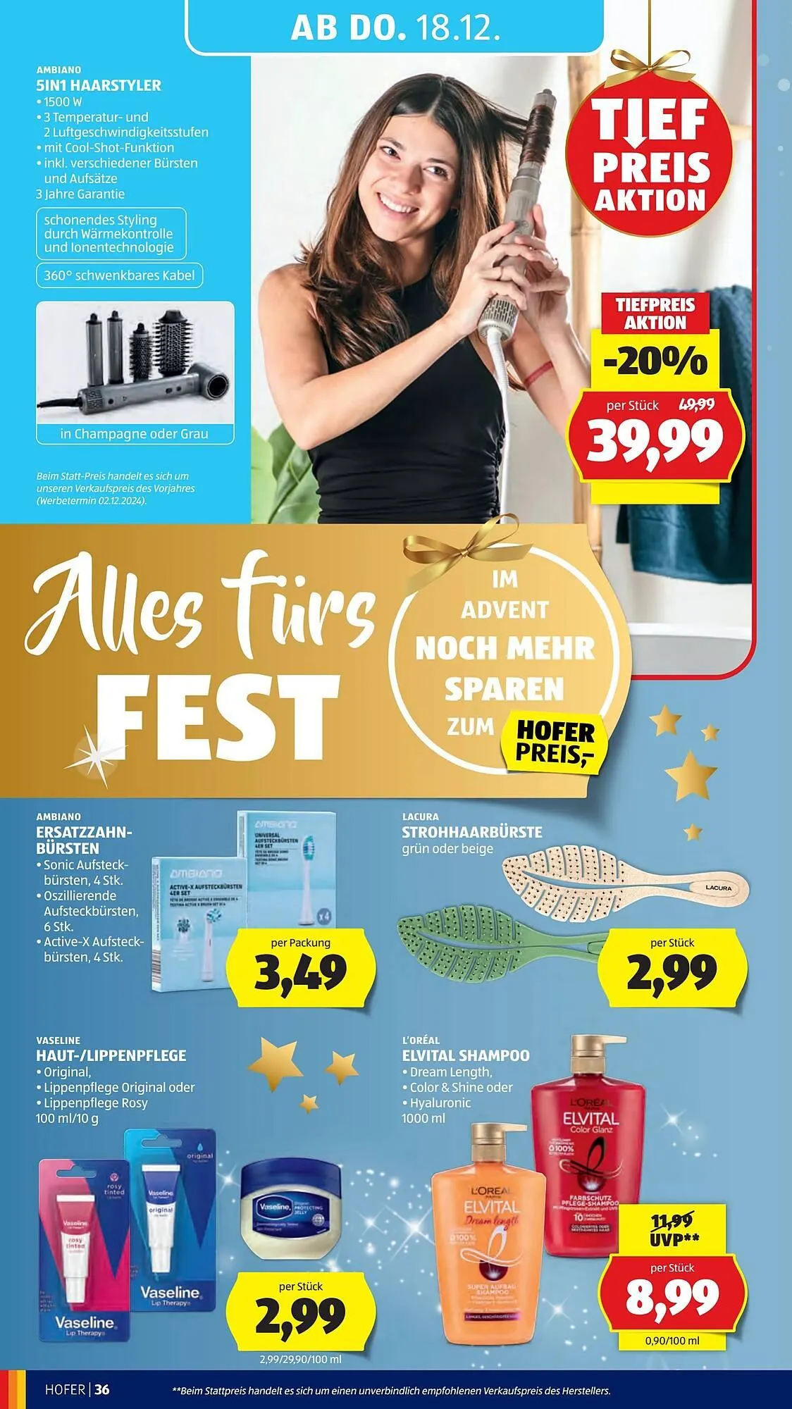 Hofer Flugblatt von 12. Dezember bis 18. Dezember 2025 - Flugblätt seite 48