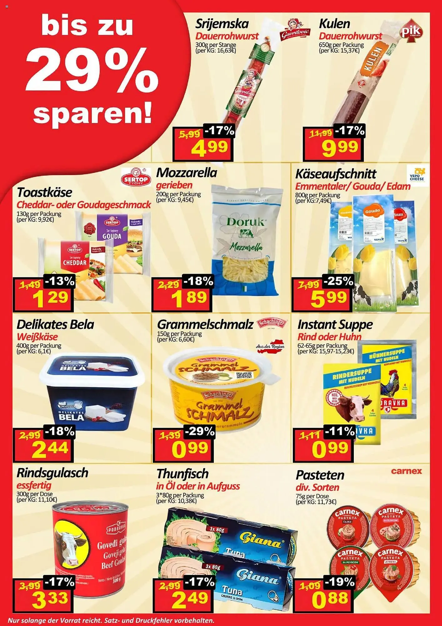 Wurstico Flugblatt von 23. Oktober bis 29. Oktober 2025 - Flugblätt seite  3