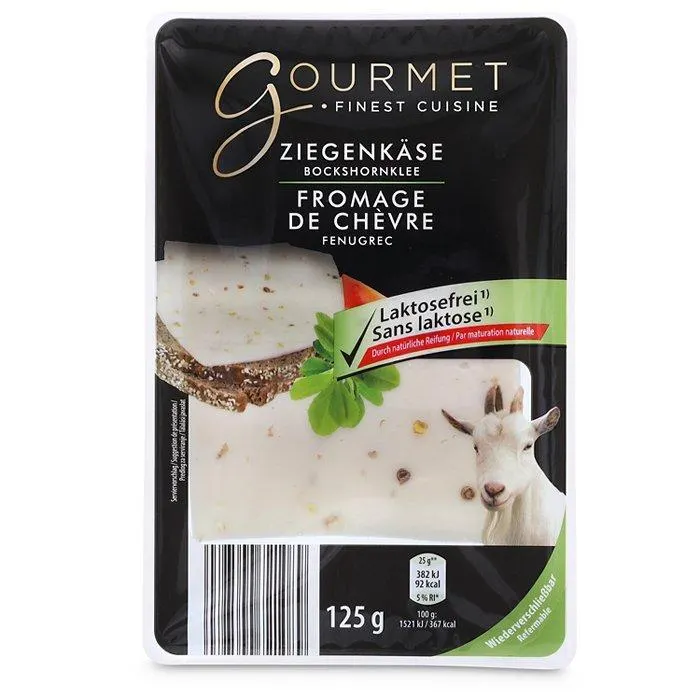 GOURMET FINEST CUISINE Ziegenkäse Scheiben, Bockshornklee