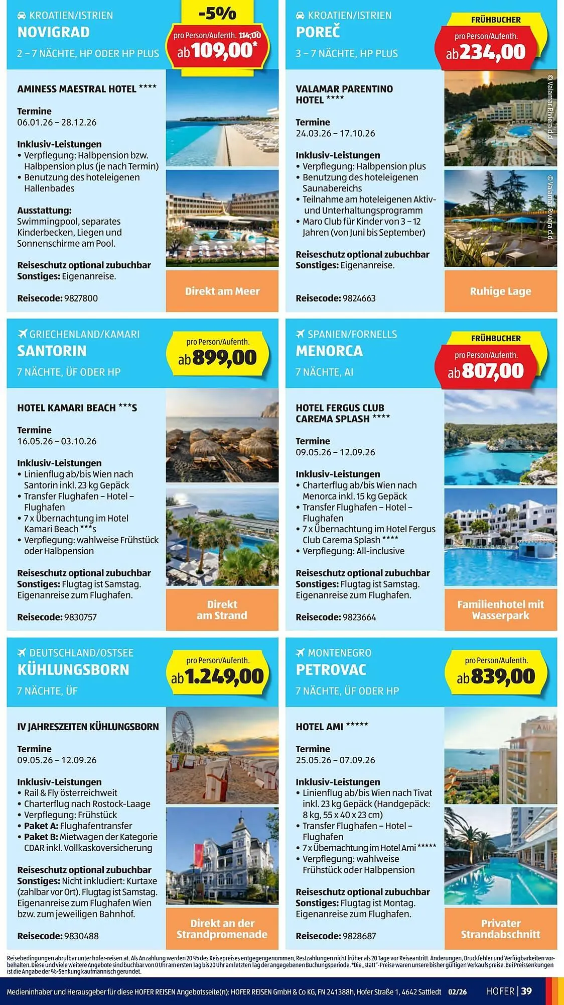 Hofer Flugblatt von 2. Jänner bis 9. Jänner 2026 - Flugblätt seite  43