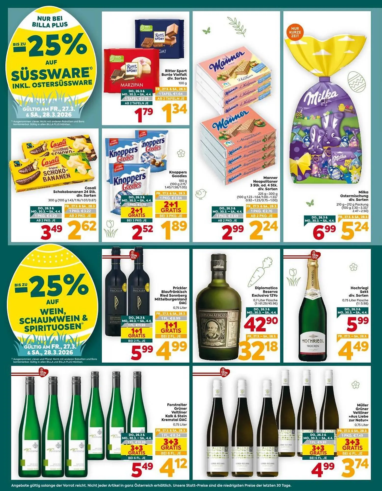 Billa Corso Flugblatt von 26. März bis 4. April 2026 - Flugblätt seite  2