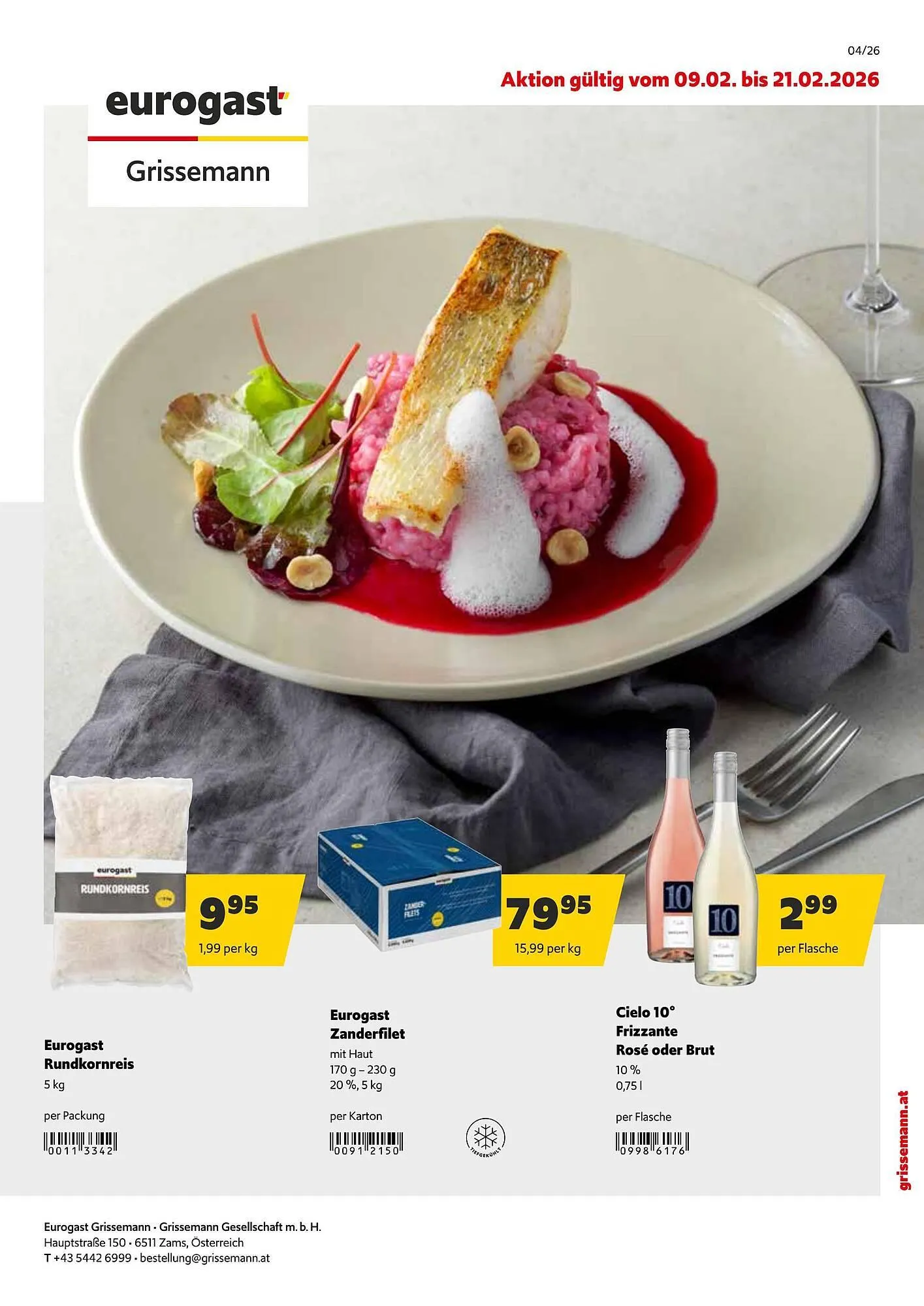 Eurogast Grissemann Flugblatt - 1