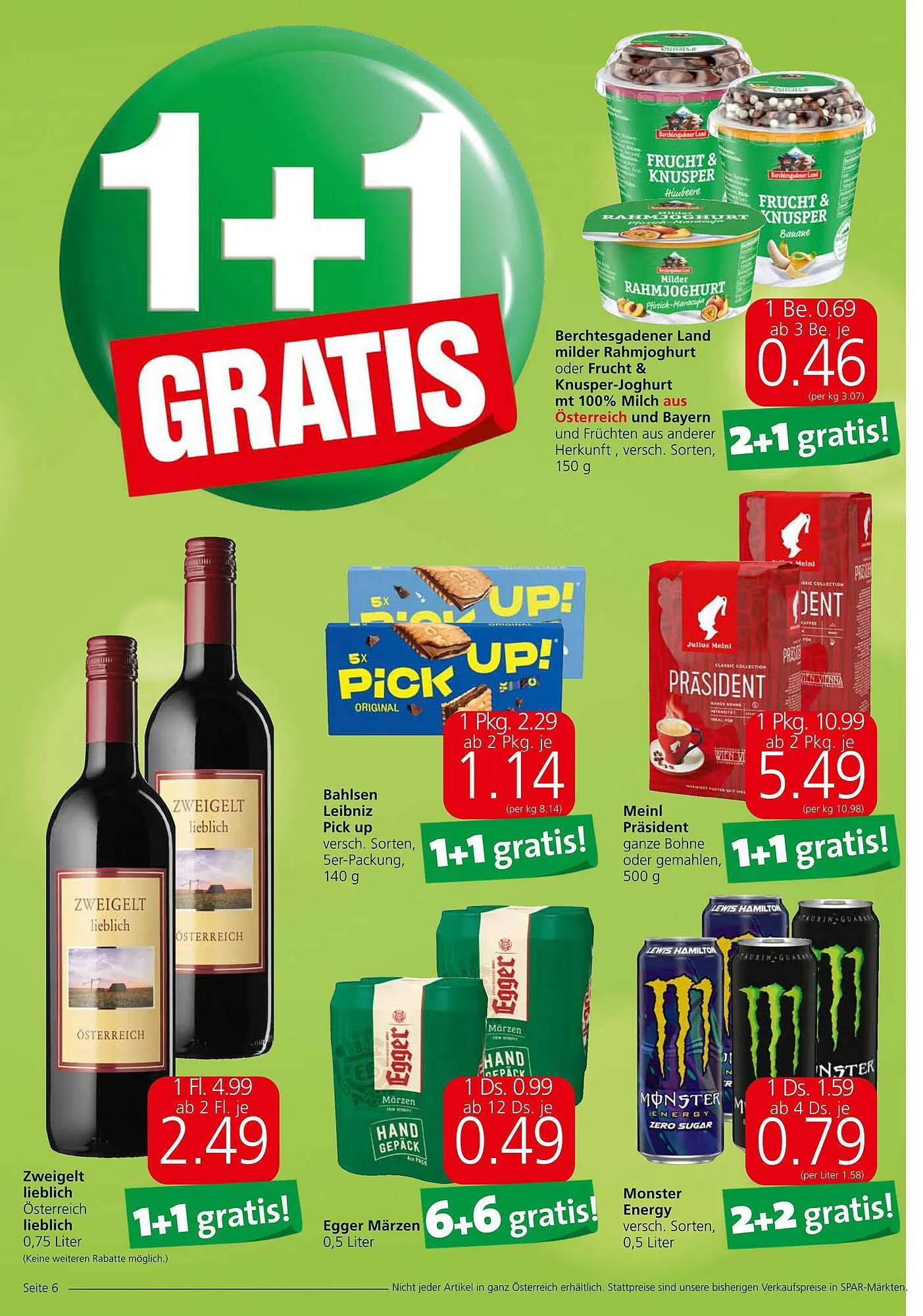 Spar Flugblatt von 24. August bis 30. August 2023 - Flugblätt seite  6