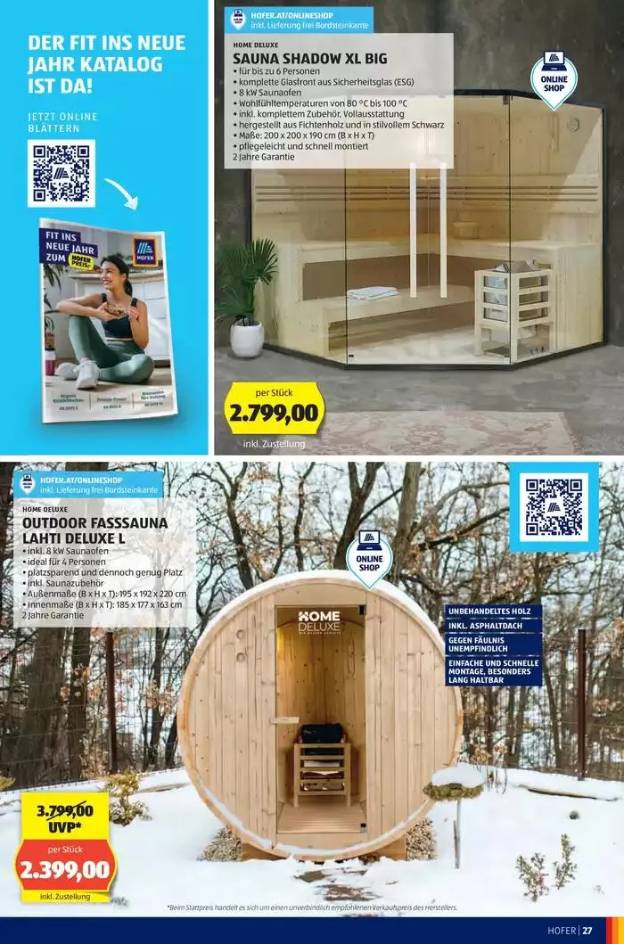 Blättern Sie online im HOFER Flugblatt von 8. Jänner bis 15. Jänner 2025 - Flugblätt seite 31