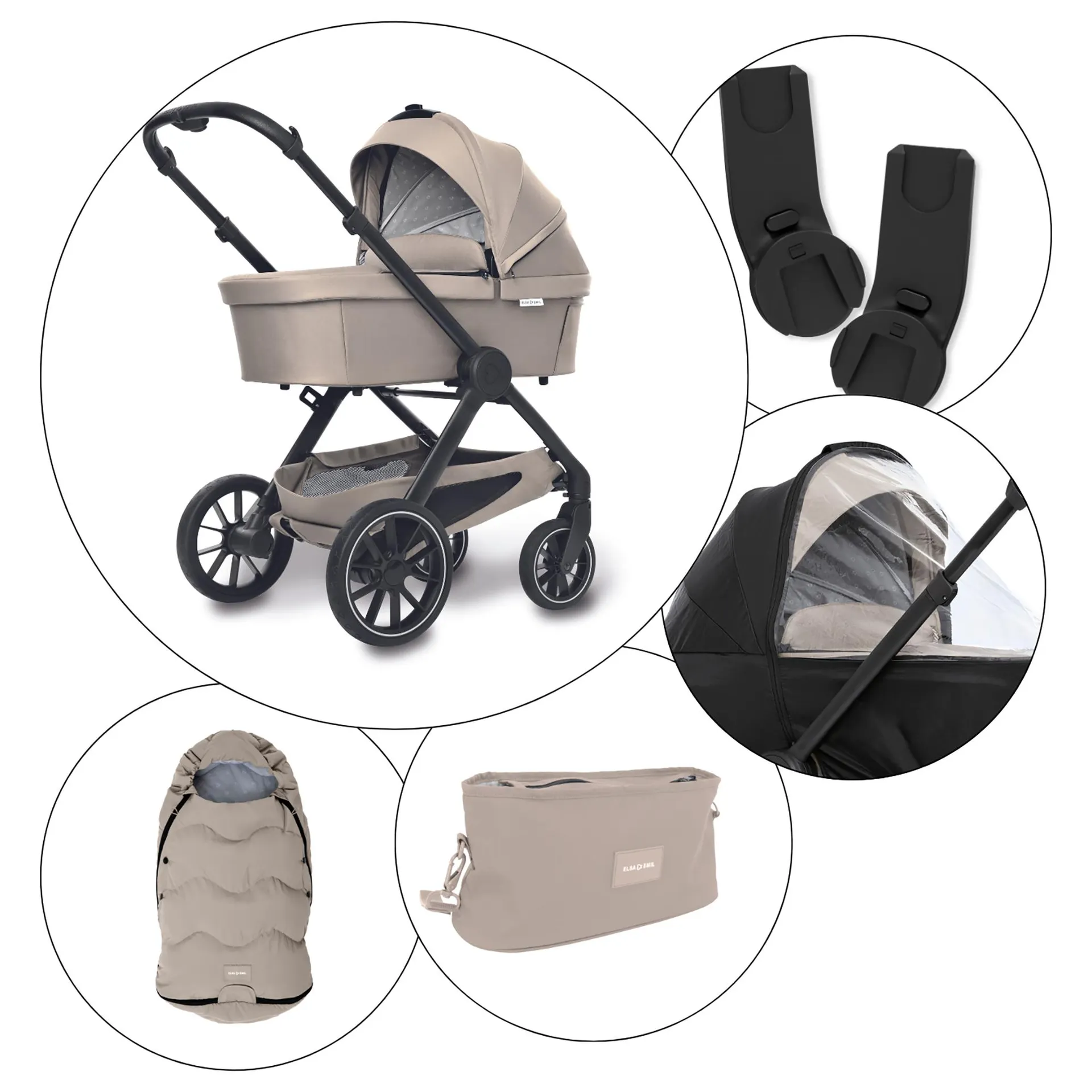 Elsa & Emil Starter-Set Kängurubeige