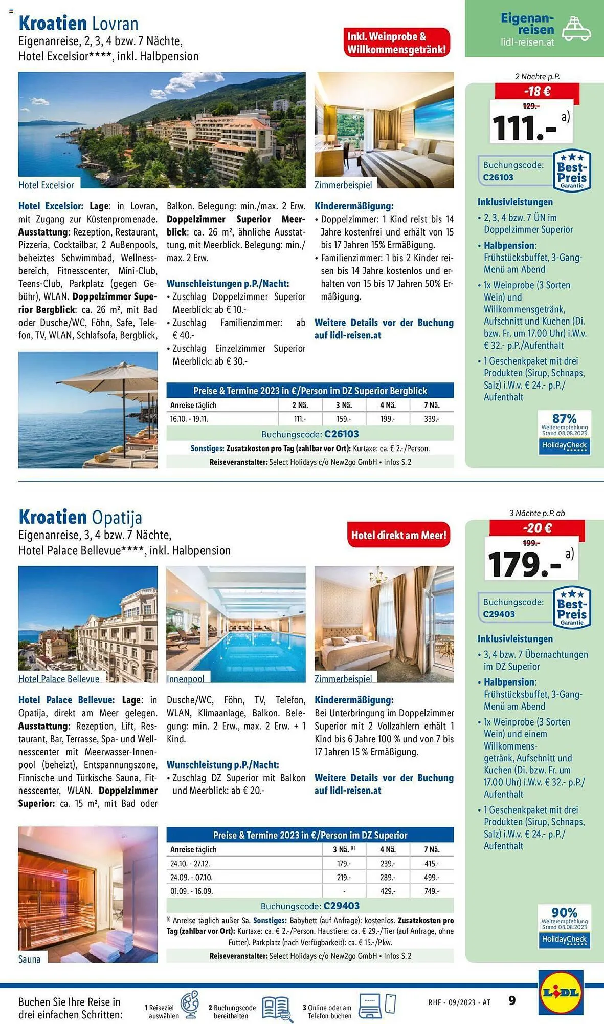 Lidl Flugblatt von 30. August bis 30. September 2023 - Flugblätt seite 9