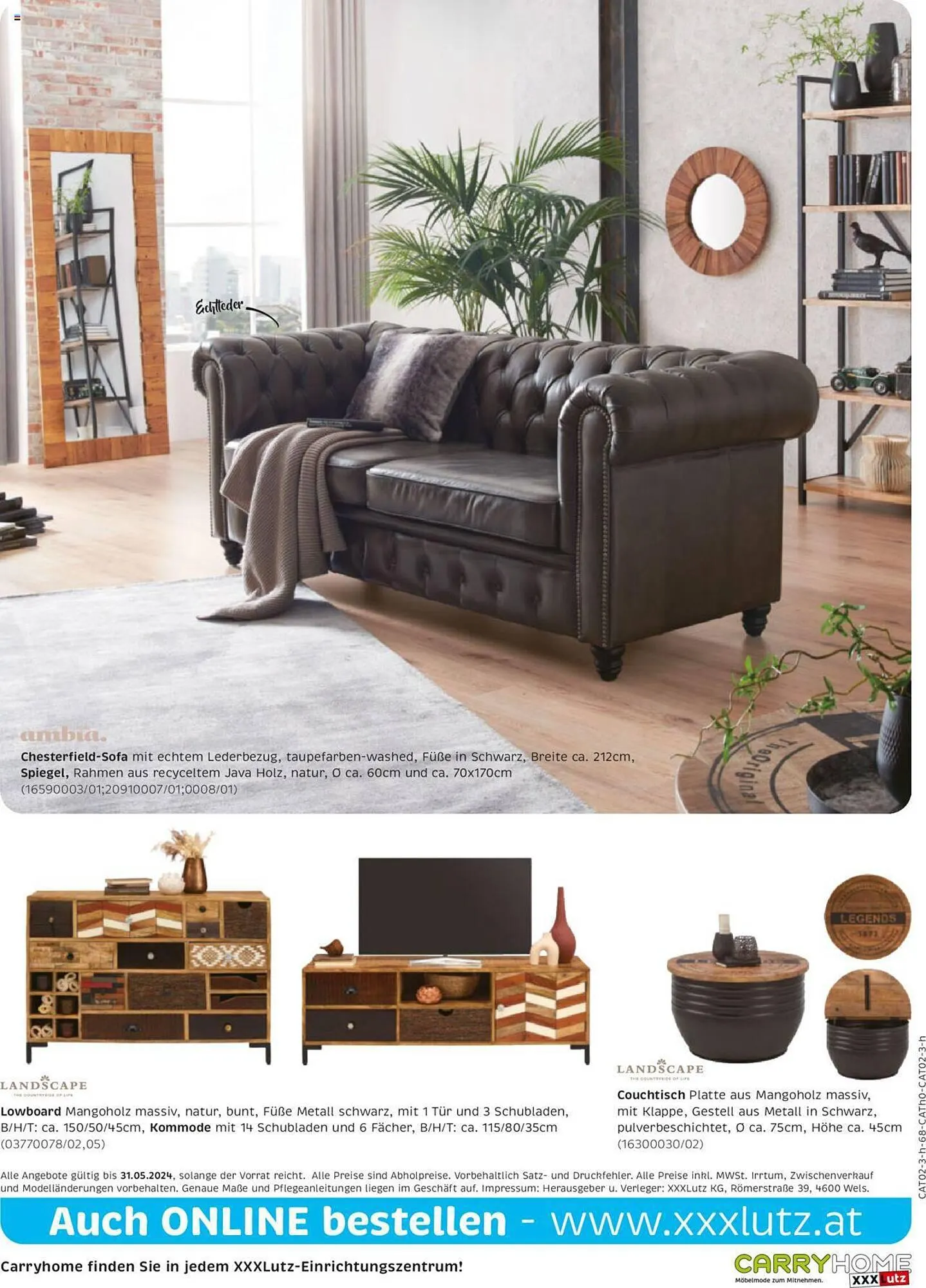 XXXLutz Flugblatt von 5. Juli bis 31. Mai 2024 - Flugblätt seite  68