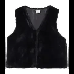 Kunstfellweste Made to be happy, V-Ausschnitt