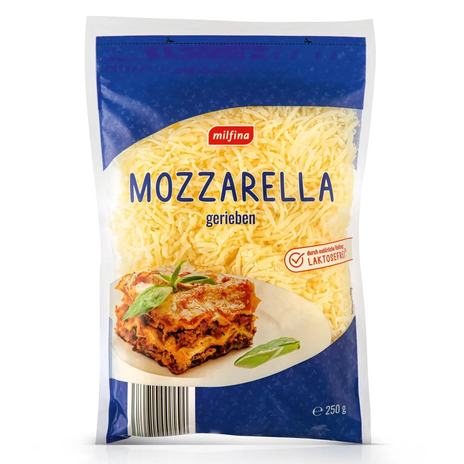 MILFINA Mozzarella, gerieben