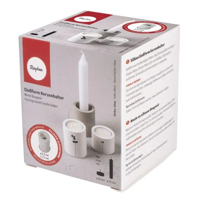 Silikon Gießform Kerzenhalter