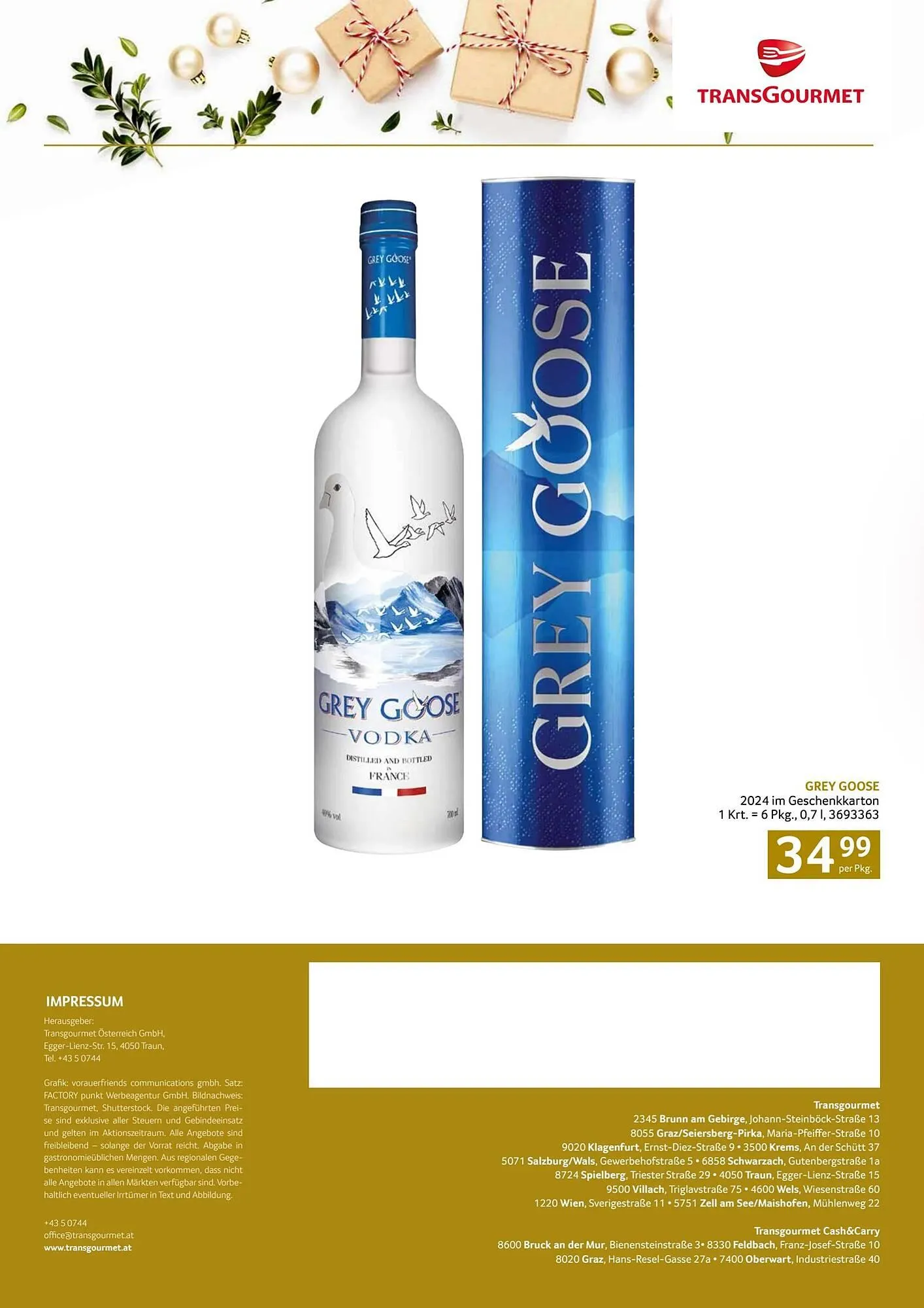 Transgourmet Flugblatt von 13. Oktober bis 25. Dezember 2024 - Flugblätt seite 80