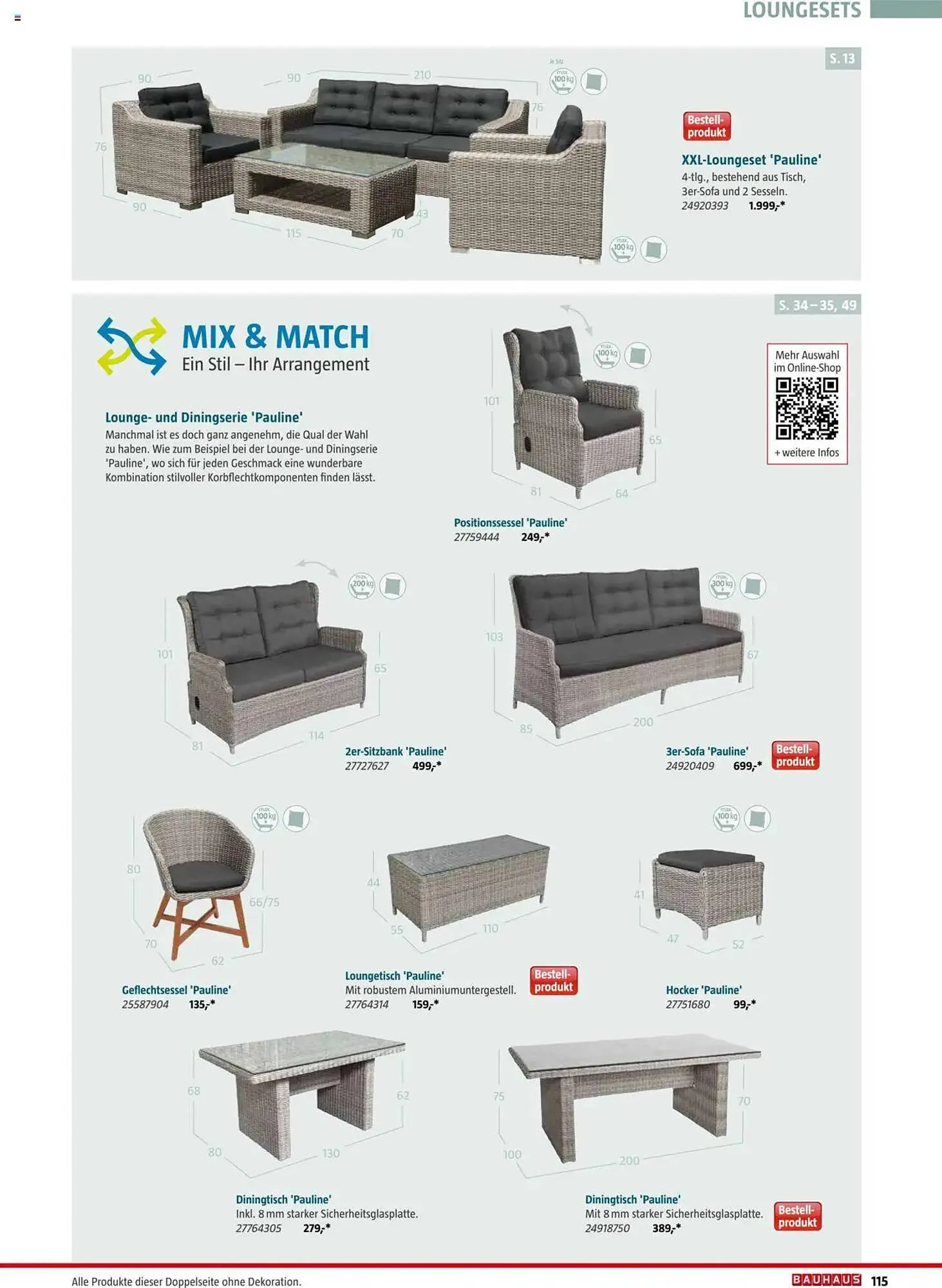 Bauhaus Flugblatt von 4. März bis 4. Jänner 2026 - Flugblätt seite  115