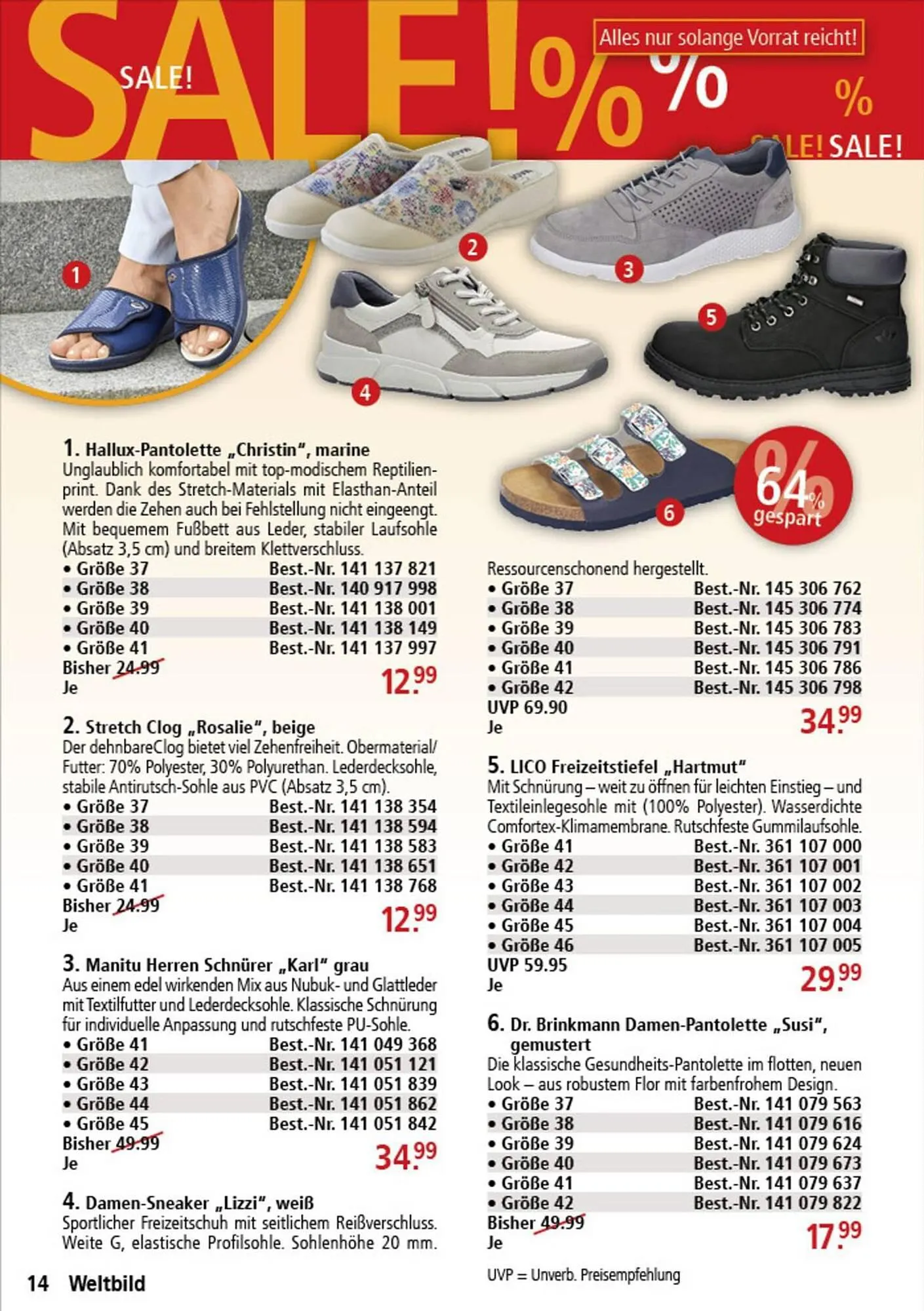 Weltbild Flugblatt von 23. Februar bis 29. Februar 2024 - Flugblätt seite  14