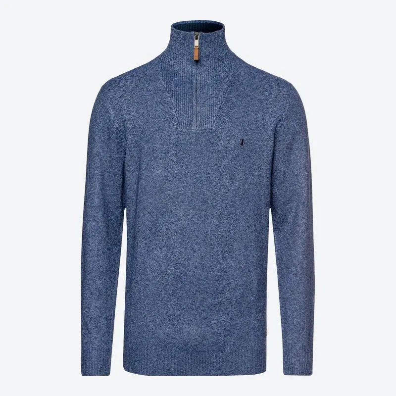 Herren-Strick-Troyer mit Stehkragen