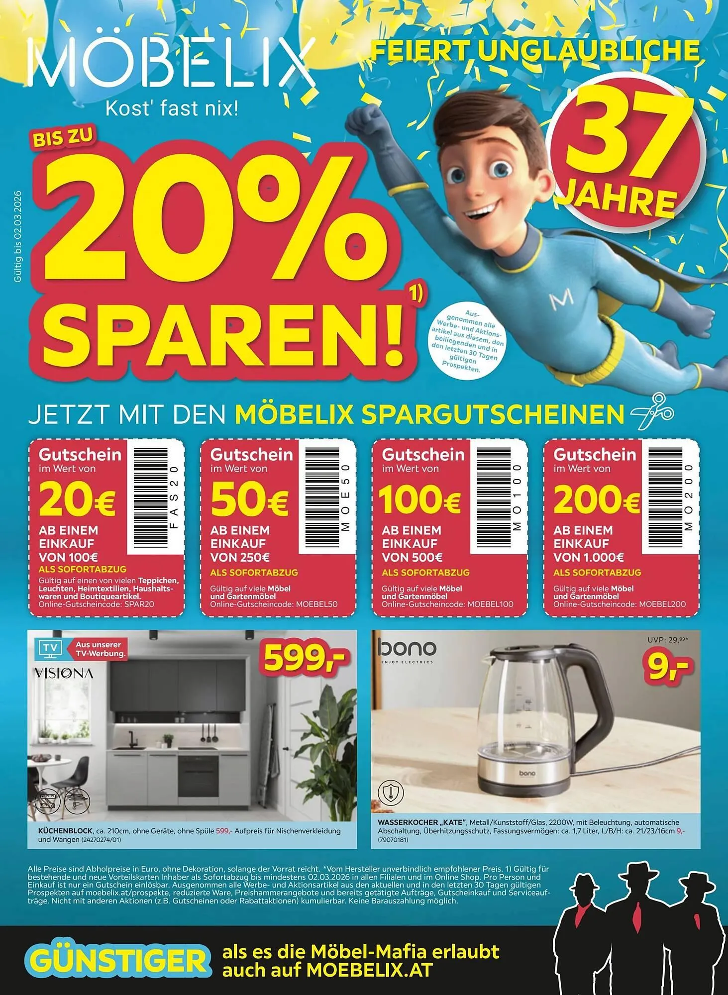 Möbelix Prospekt von 24. Februar bis 2. März 2026 - Flugblätt seite  1