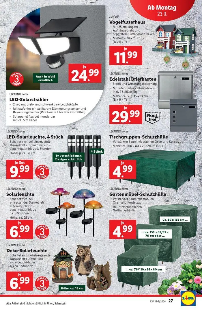 Aktuelle Flugblätter Ab Donnerstag, 19.9. von 19. September bis 25. September 2024 - Flugblätt seite 31