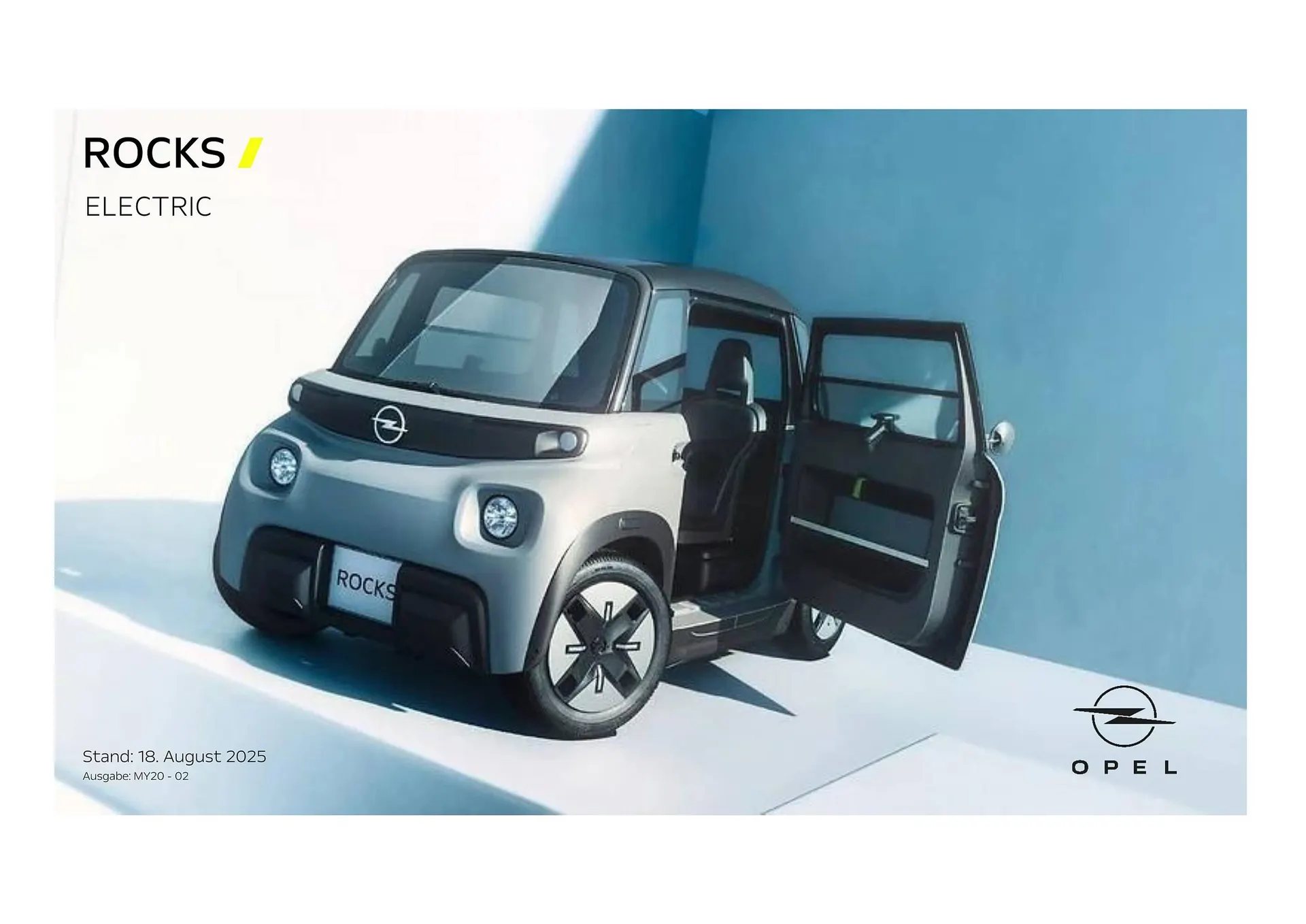 Opel Flugblatt von 18. August bis 18. November 2025 - Flugblätt seite  1