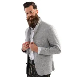 Trachtenjacke “Hippach”, Hellgrau