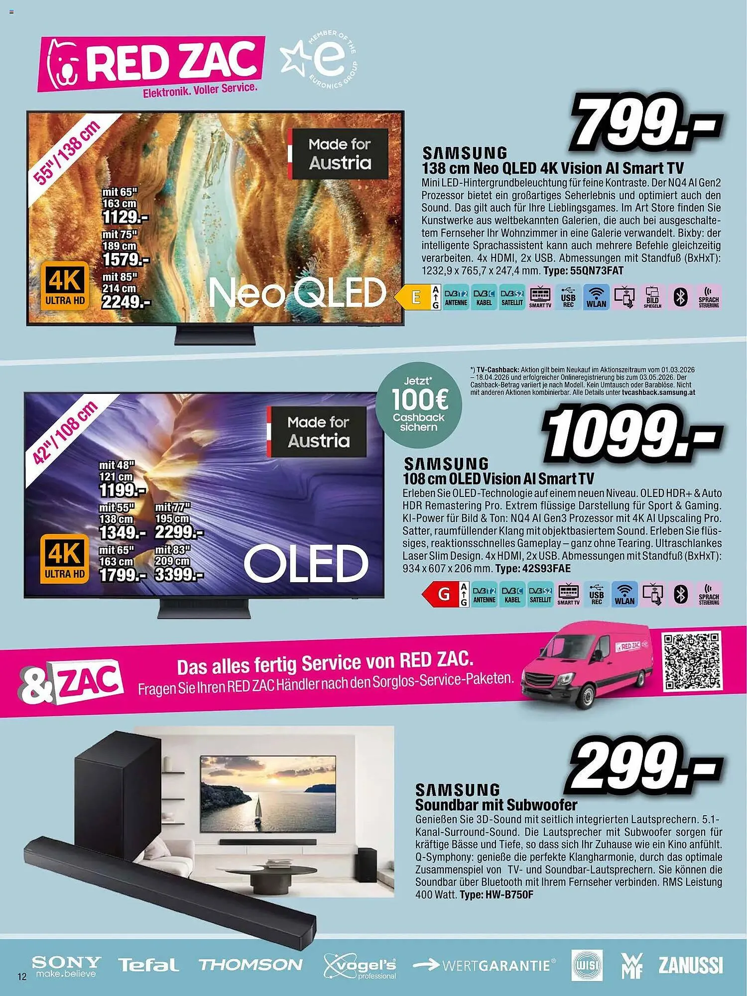 Red Zac Flugblatt von 3. April bis 19. April 2026 - Flugblätt seite  12